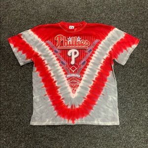 Majestic MLB Philadelphia Phillies Tie Dye Shirt
